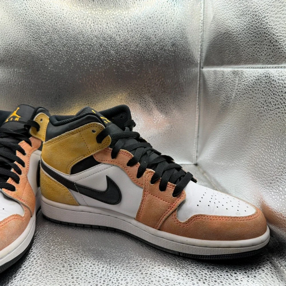 Size 8‎ Nike Air Jordan 1 Mid SE Flight Club Mens Athletic Sneakers DX4332-800